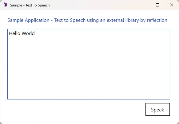 Text to Sound Demo — ADISRA SmartView screen